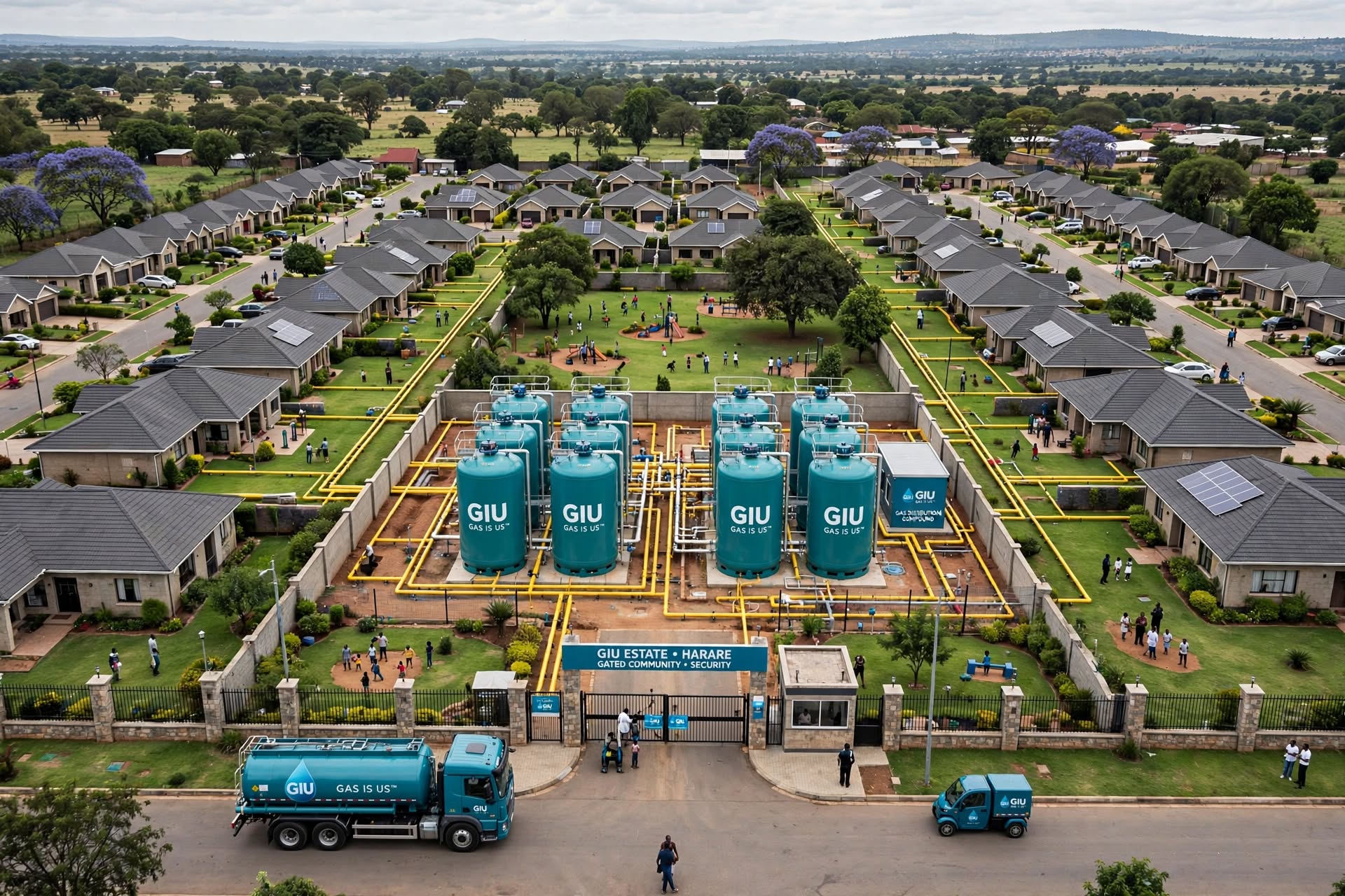 GIU estate LPG service