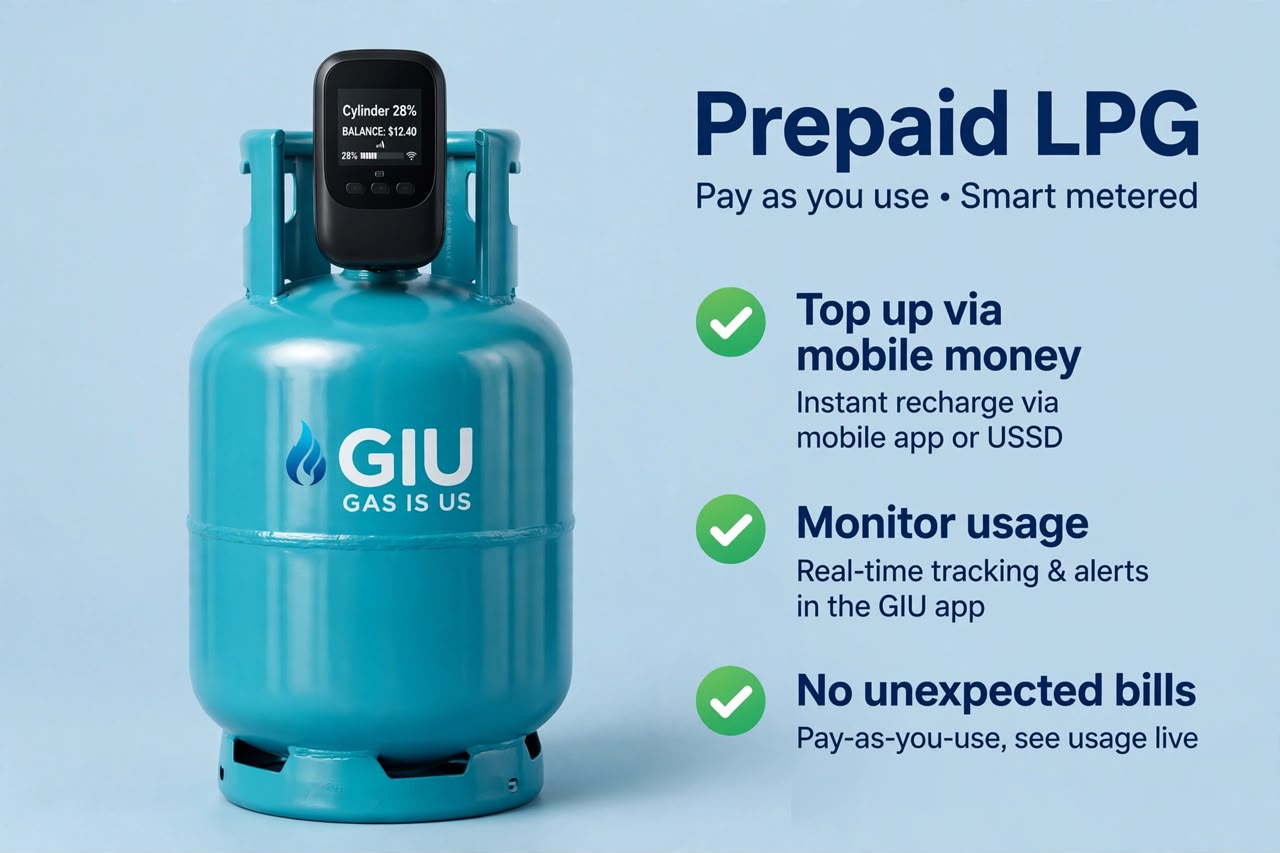 GIU prepaid LPG service
